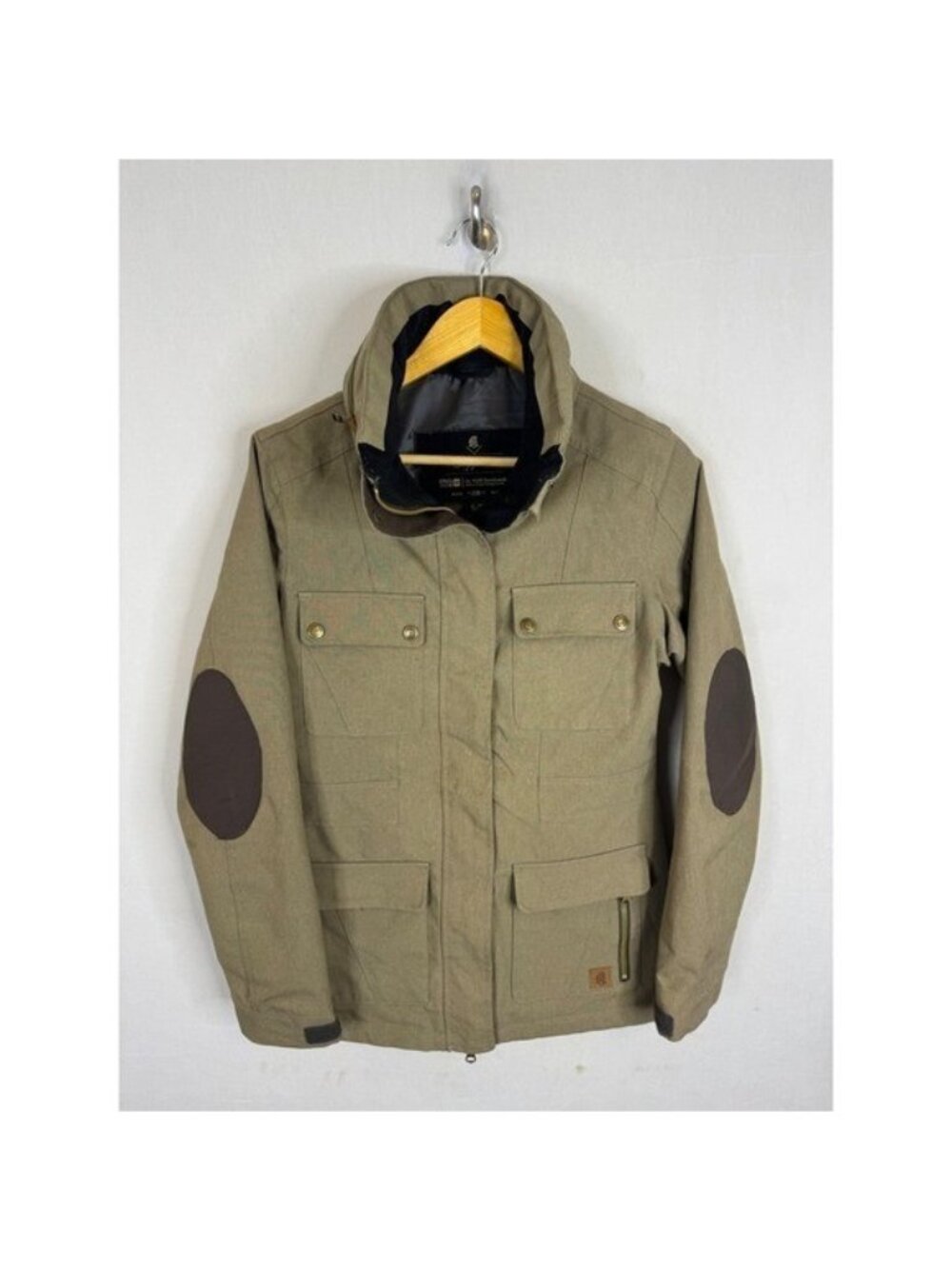 Cappel by Ride Snowboards Strata HD 10k Jacket Khaki Green Men Small